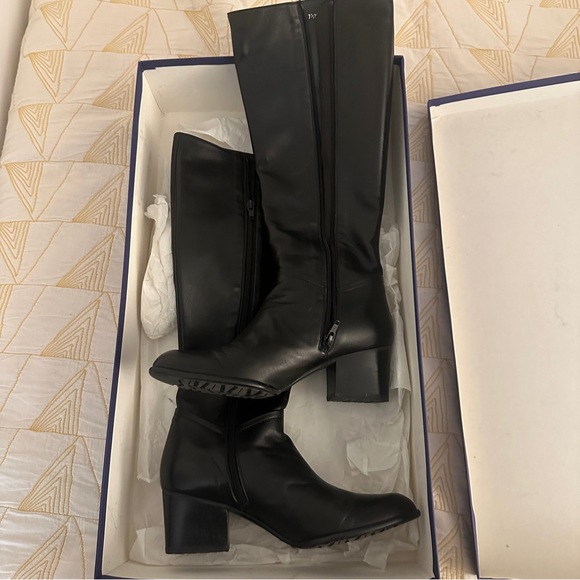 Stuart Weitzman | Black nappa boots - Picture 11 of 11